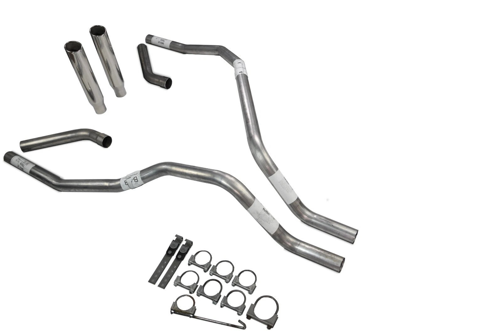 Dual Exhaust System for Nissan Titan (2004–2006) 2.5 Inch Rolled Tip
