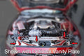 Stainless Front Header Plate Engine Bay Dress Up Cover for 2015–2017 Mustang