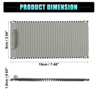 Car Center Console Roller Blind Cover Gray for Mercedes Benz C-Class (2007-2014)