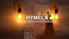 2X Wireless Wall Sconces Farmhouse LED Lights Fixture Rustic Wood