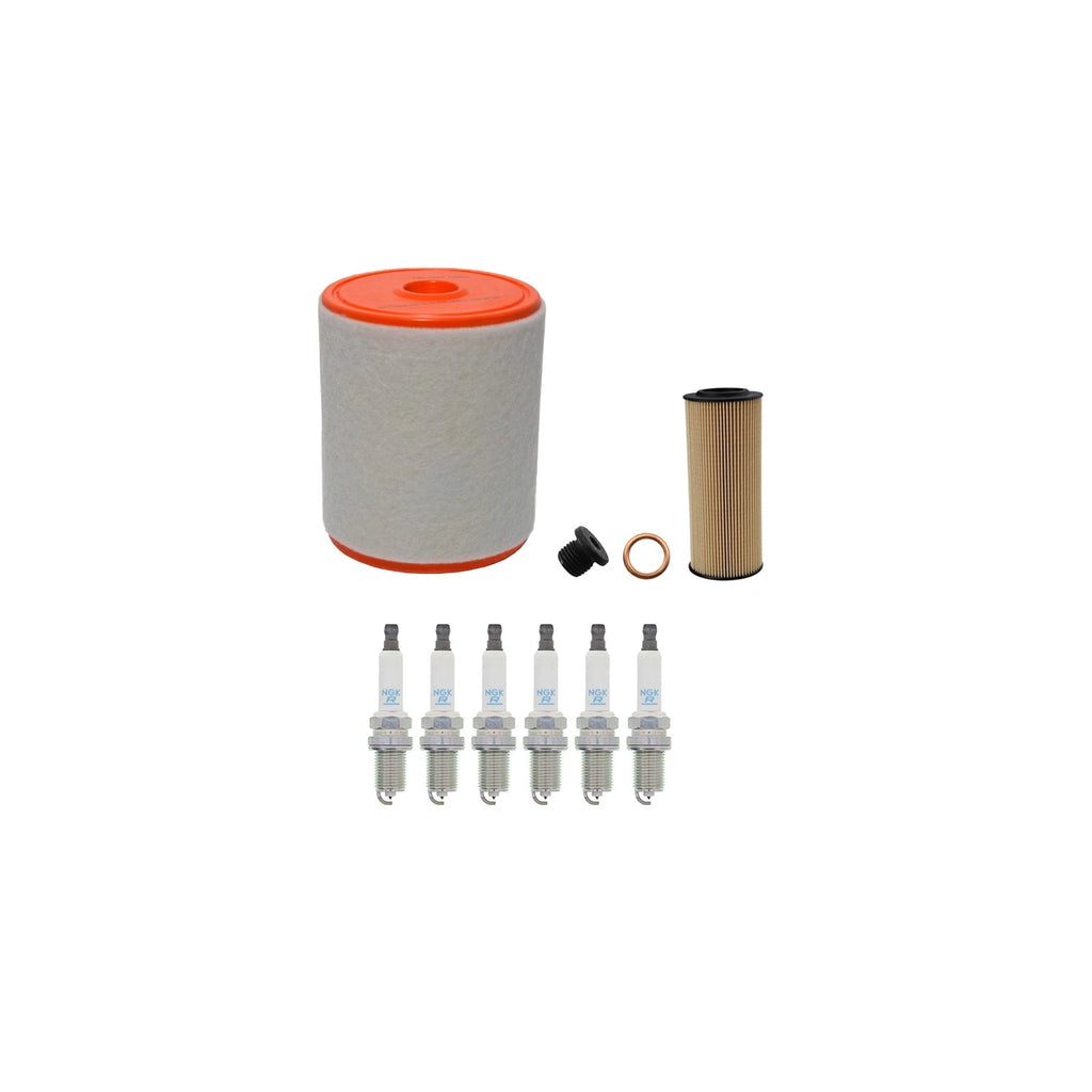 Wix Engine Air Oil Filters & NGK Spark Plugs Kit for Audi A6 A7 A8 Quattro (2010–2020)