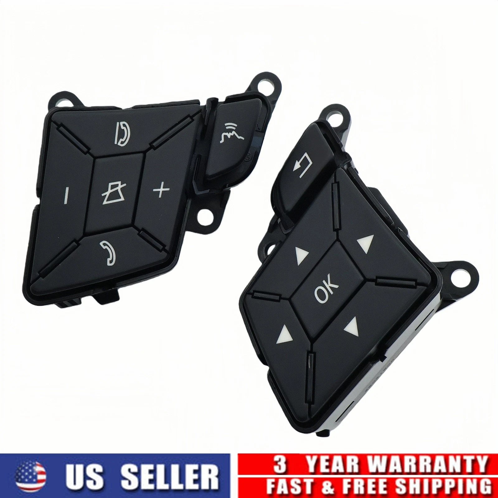 Steering Wheel Switch Button Pair for Mercedes GLK X204 (2012–2015) 2185400162