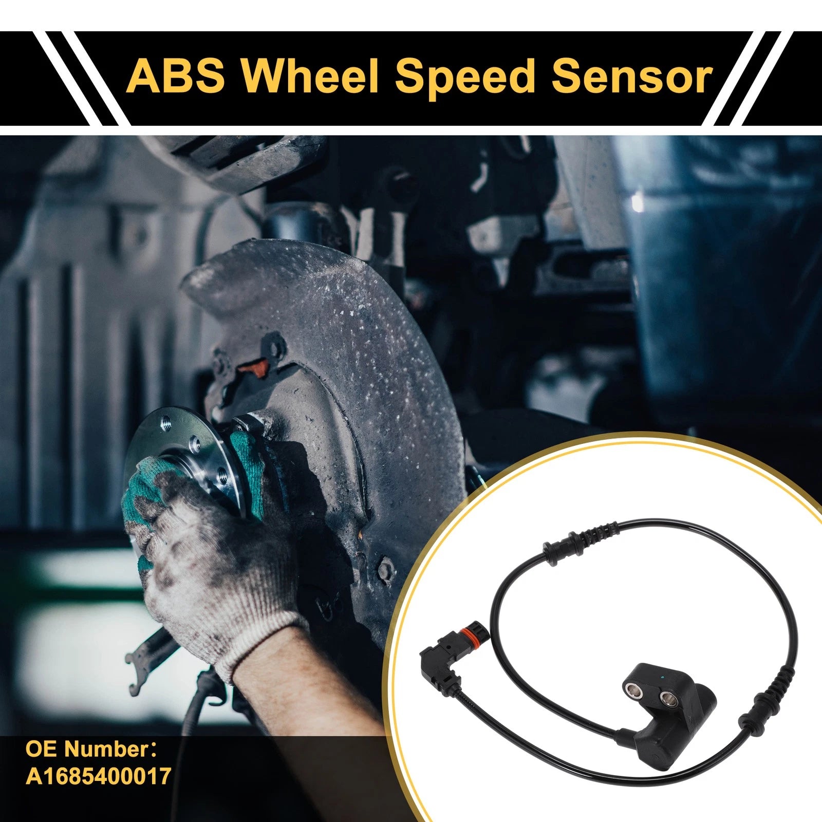 ABS Wheel Speed Sensor No.A1685400017 for Mercedes-Benz W168 (1997–2004)