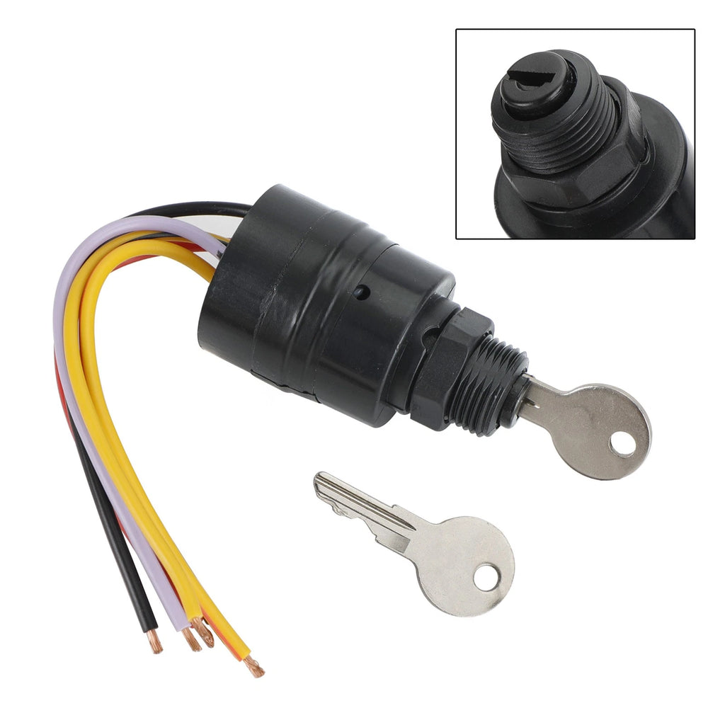 Ignition Key Switch for Mercury Marine (1987–1999) 87-17009A2, MP41070-2