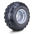 WANDA ATV Tire 22X10-10 with 4 Lugs on 110mm PCD Silver Wheel 10238