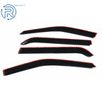 Window Visors Rain Guards for Ford Explorer (2016-2019) Dark Smoke