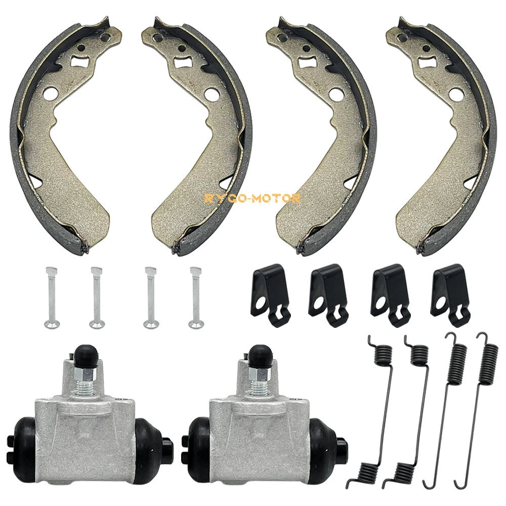 Front/Rear Brake Wheel Cylinders Shoes for Kawasaki Mule 600 610 (2005–2009)