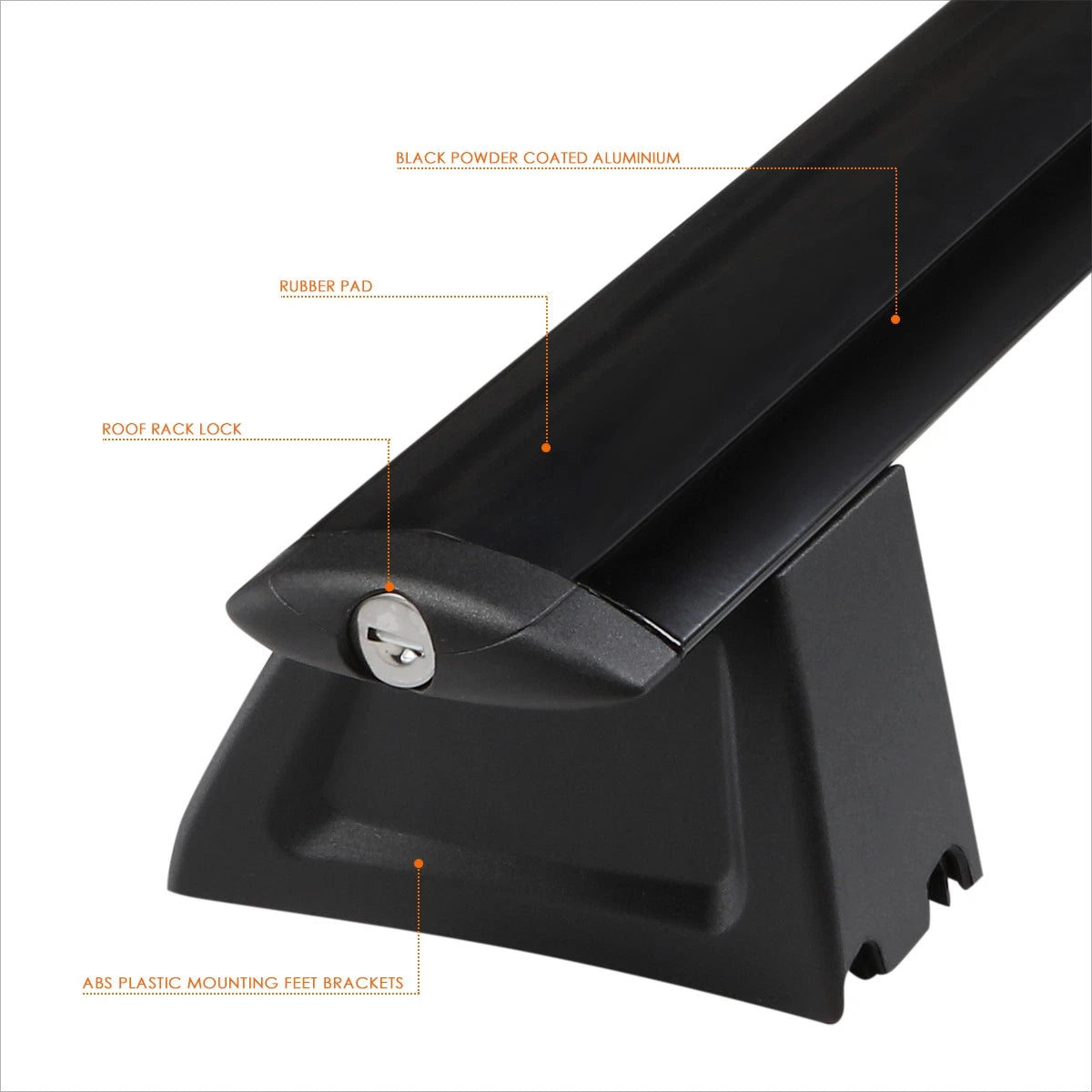 Matte Black Side Skirts for Ford Mustang (2015–2017)