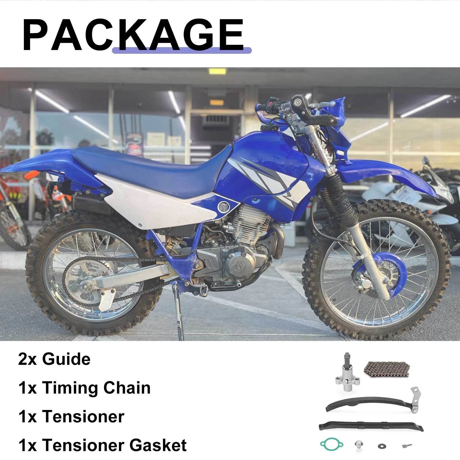 Cam Timing Chain & Tensioner Kit for Yamaha Bear Tracker YFM250 (1999–2004)