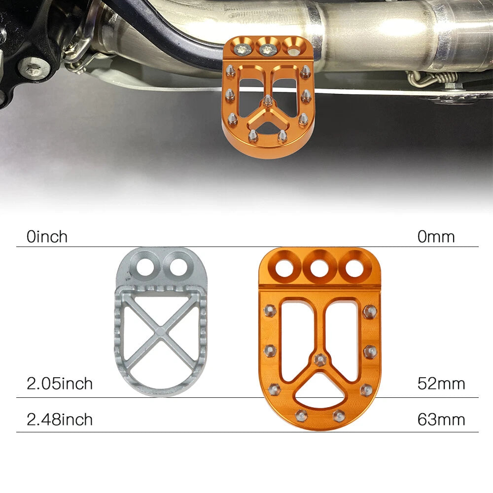 Brake Pedal Pad Extender for KTM 790/890 Adventure (2018–2023)