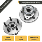 Pair Front Wheel Bearings Hubs for Ford Explorer Mercury Mountaineer (2006–2010)