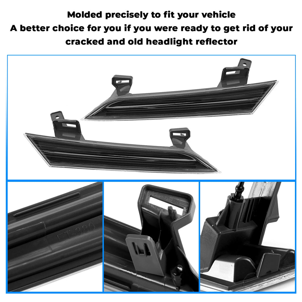 2Pcs Reflector Headlight Panel for Nissan Murano (2009–2014)