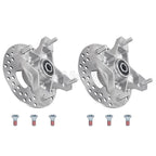 2X Front Wheel Hubs & Brake Disc Rotor for Honda Sportrax 400 TRX400EX (2002–2008)