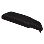 Console Lid Cover for Lincoln Town Car (2003–2011) - PVC Carbon, Red Stitch