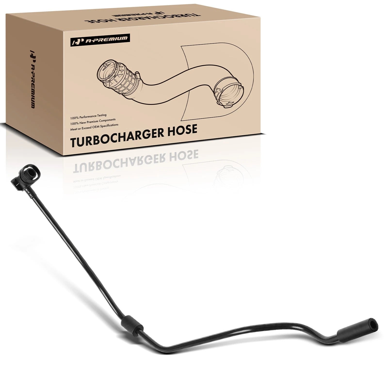 Lower Turbocharger Tube Vacuum Hose for BMW 335i 535i 640i 740Li X3 X5 (2007–2016)