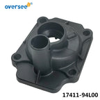 Water Pump Case & Sleeve Set for Suzuki Outboard DF25A DF30A (17411-94L00, 17413-94L10)