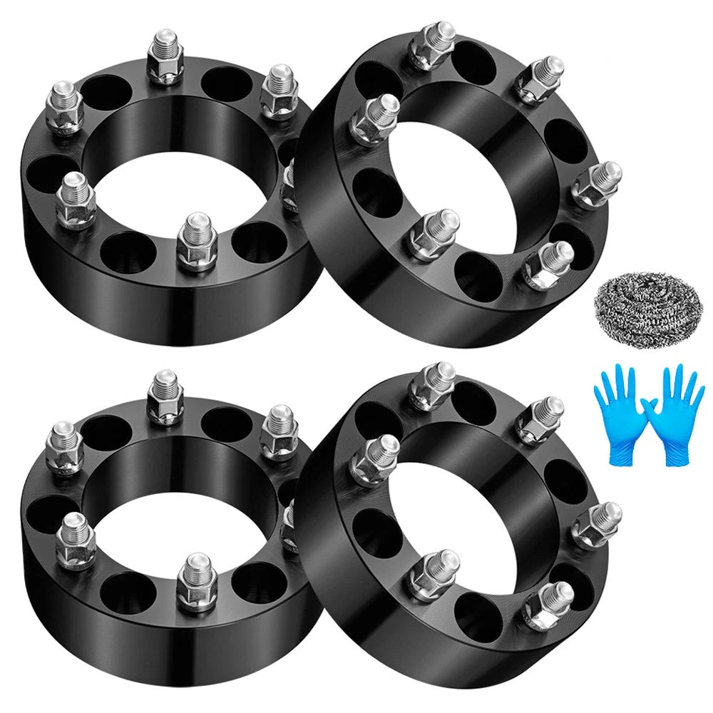 4Pcs 2" Wheel Spacers M14x1.5 for Chevy Silverado Tahoe GMC Sierra 1500 (2007–2023)