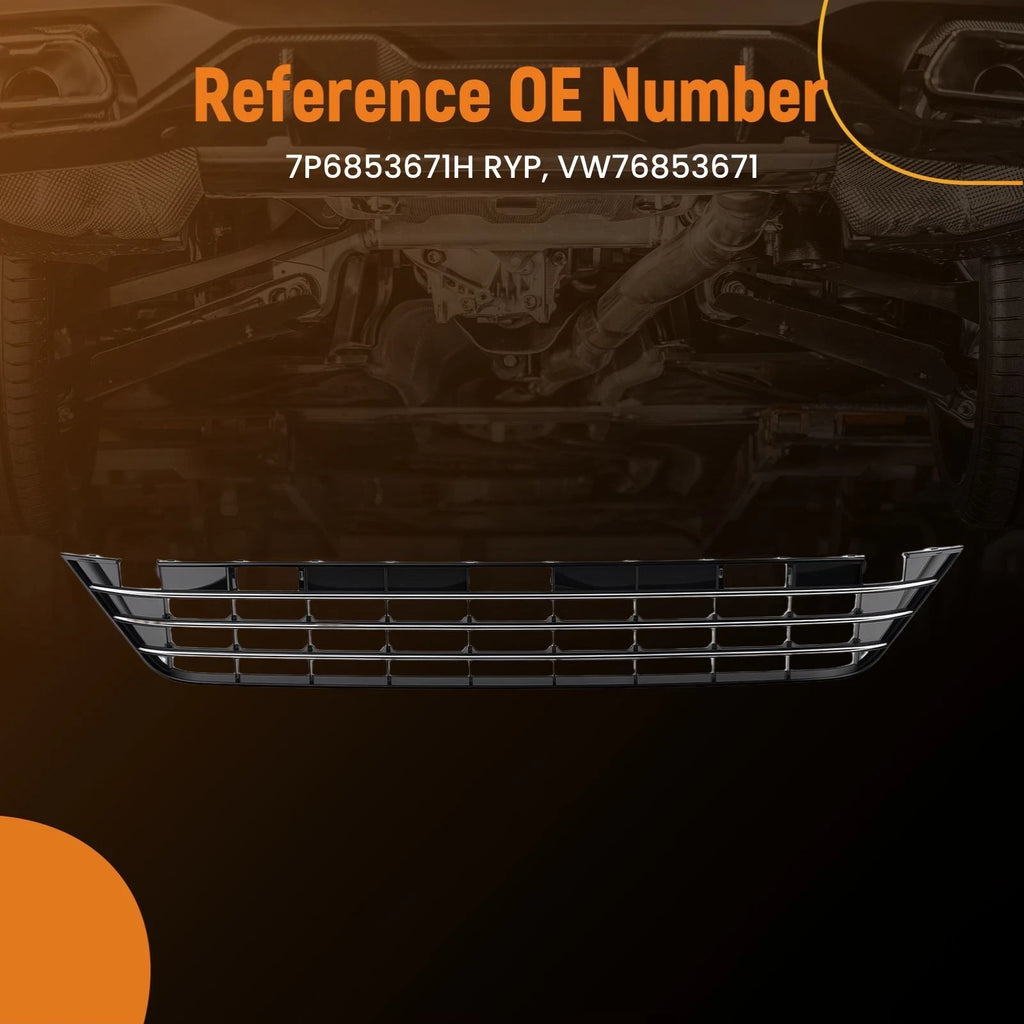 Front Bumper Lower Grille for VW Touareg (2015-2017) Black