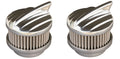 2 Barrel Air Cleaner Polished Aero Replacement for Chevrolet 94 (1947–1954)