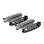 Set of 4 Clear LED Front Rear Side Marker Lights for Jaguar XJ (1998–2003)