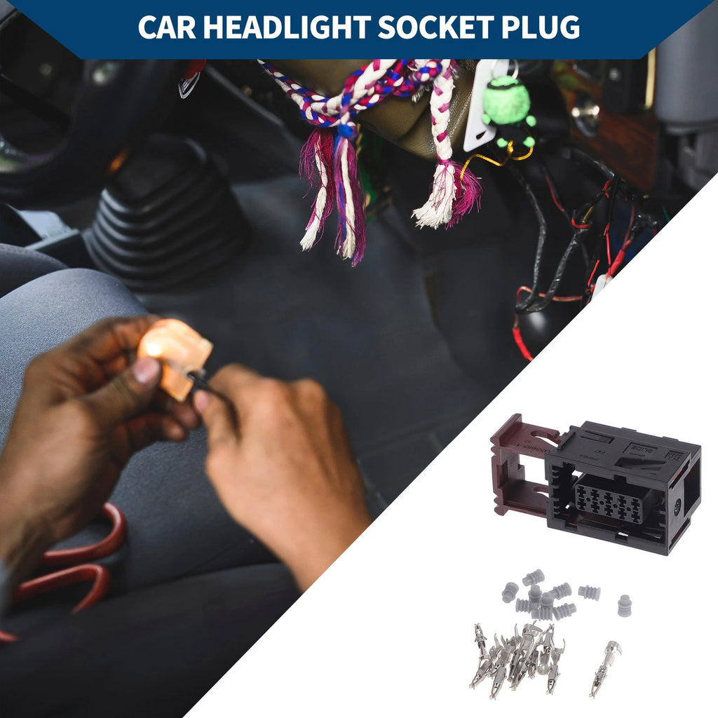 10 Pins Headlight Socket Plug for Buick LaCrosse 