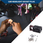 10 Pins Headlight Socket Plug for Buick LaCrosse 