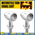 2X LED Bullet Amber Brake DRL Blinker Turn Signal Light for Motorcycle