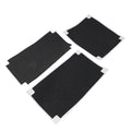 3 x PVC Leather Side Top Rear Case Pad Covers for BMW R1200GS R1250GS (2013-2023)