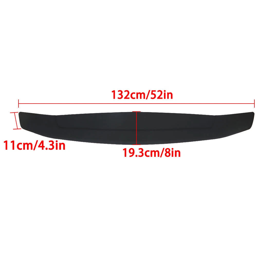 Matte Black Trunk Spoiler Wing with LED Light for Universal Fit (52")