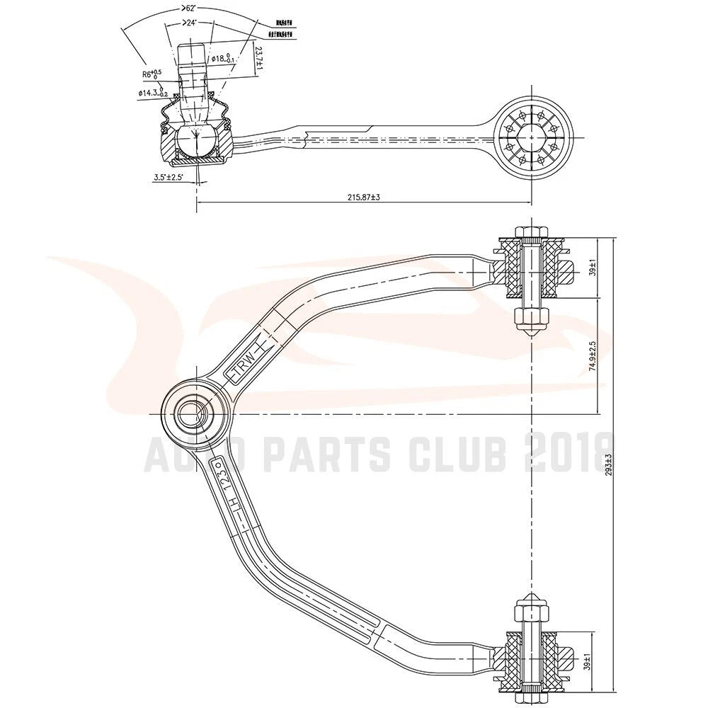 Set of 8 Upper Lower Control Arms Outer Tie Rods for Ford Thunderbird & Mercury Cougar