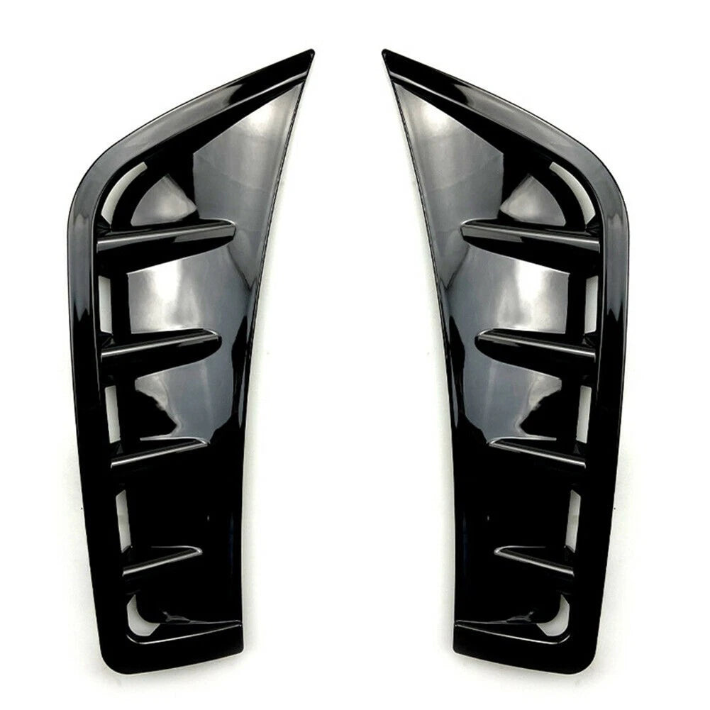 Front Air Vent Hood Fender Cover Trim for Benz GLC-Class (2020–2023) Gloss Black