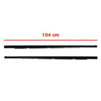 Pair Front Outer Weatherstrip Door Belt Fits Honda Civic EG 4D Sedan 1992-95