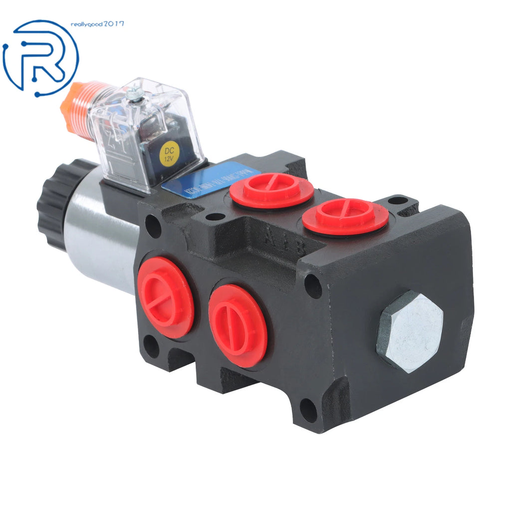 Hydraulic 6 Port Solenoid Diverter Valve for 12V DC Systems (2010–2023)
