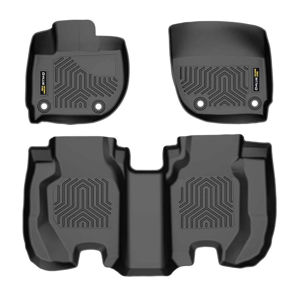 Set of 4 All Weather TPE Floor Mats for Honda Fit (2015–2020)