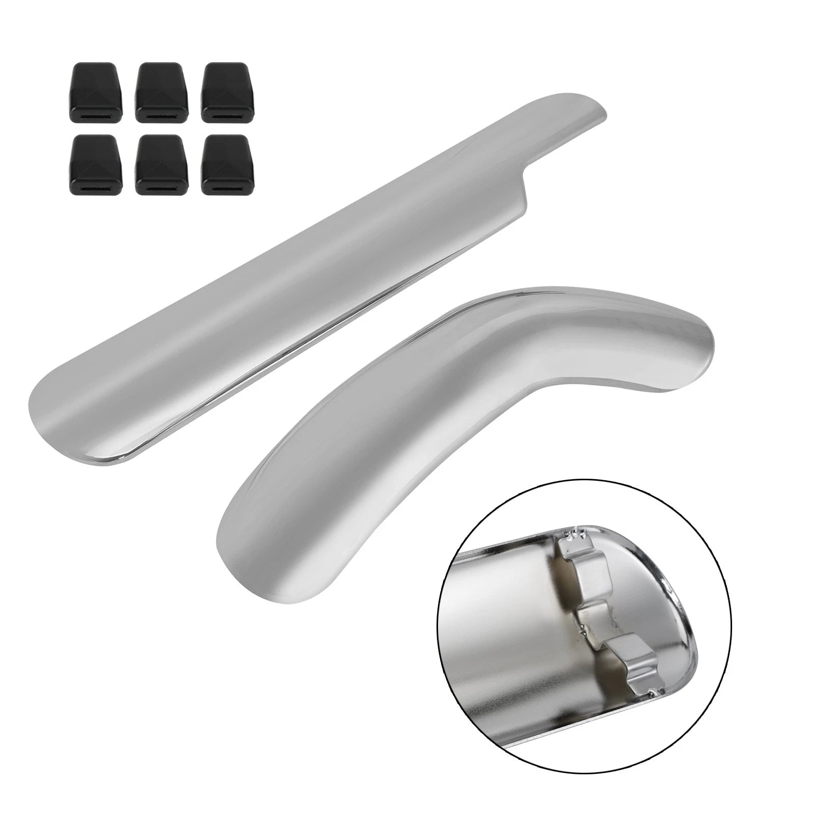 Exhaust Muffler Cover Pipe Heat Shield for Honda Shadow Ace VT400 VT750 (1998–2013)
