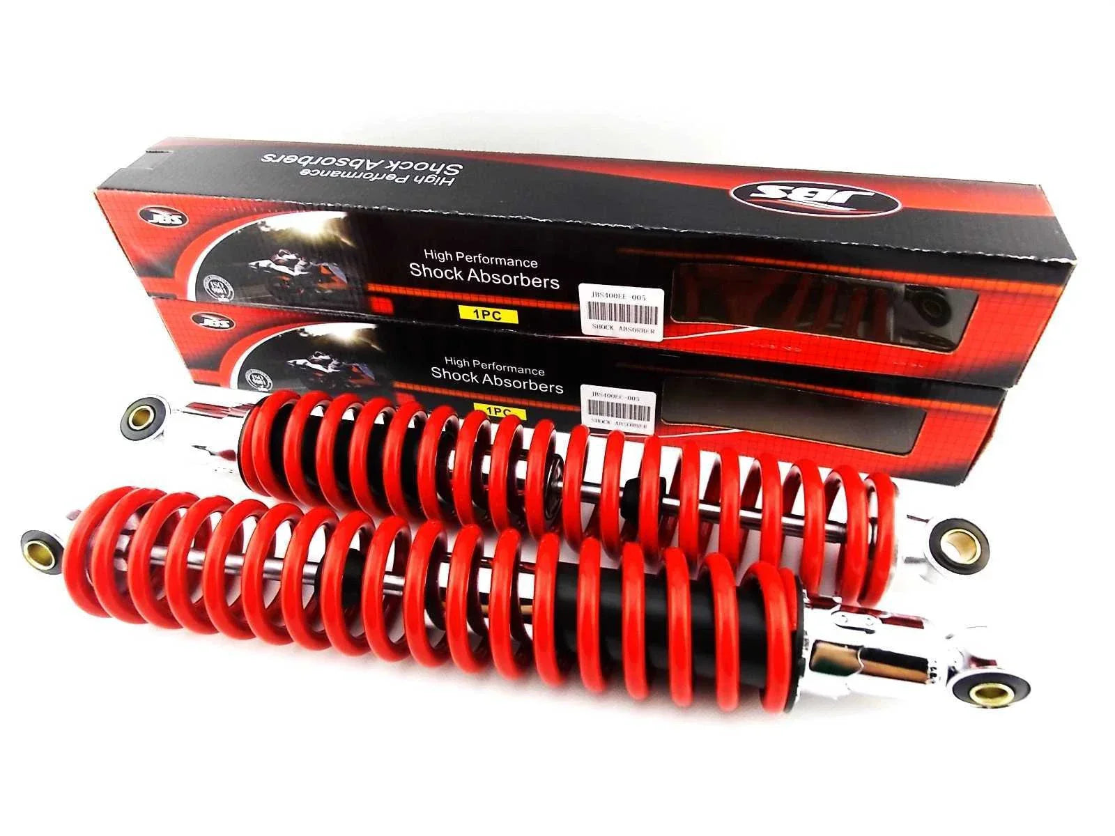 400mm Red/Chrome Rear Shock Absorbers for Honda XR200
