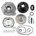 Set of 4 Rear Brake Plate Drum Hub Cover Shoes for Honda Rancher 420 TRX420 (2007–2013)