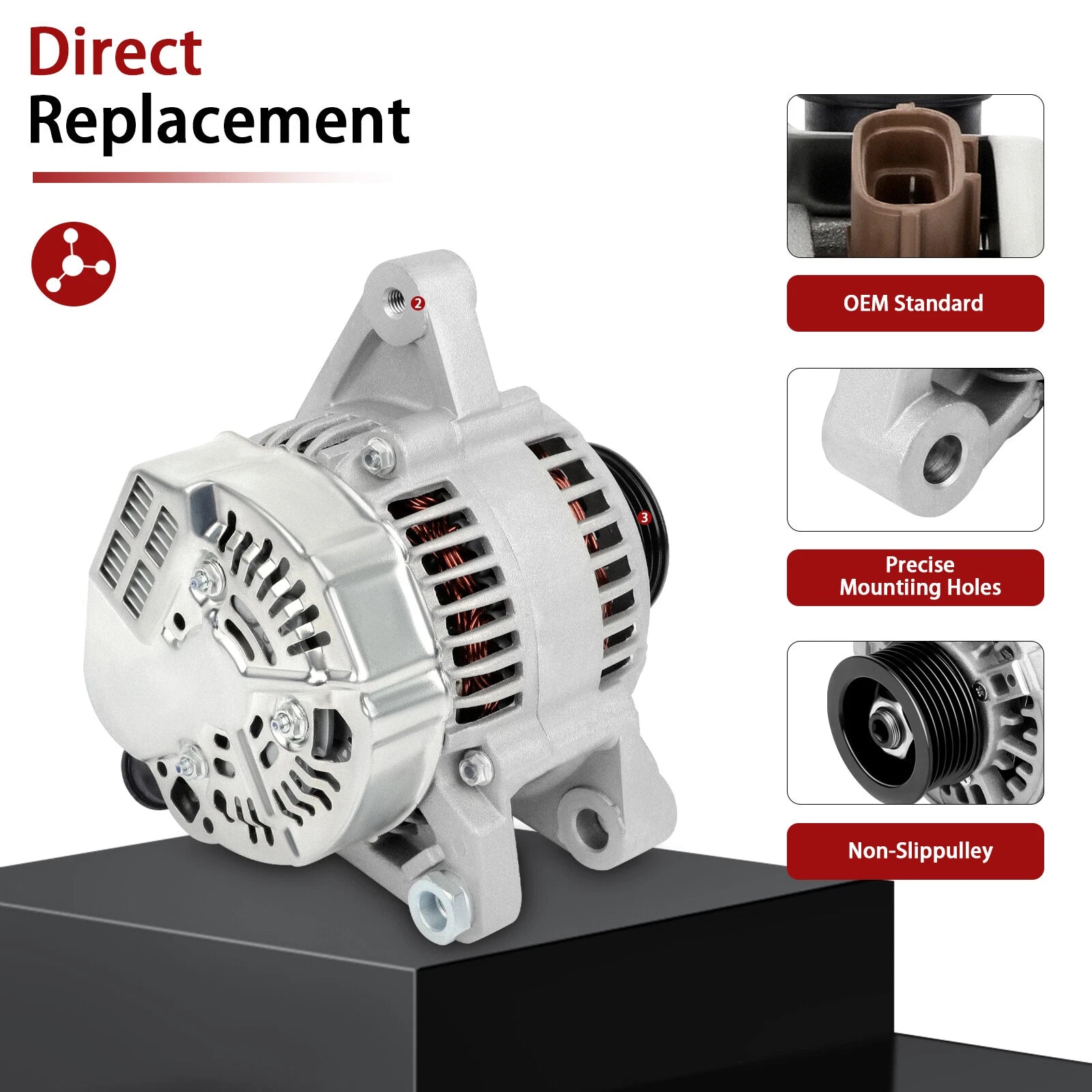 Alternator for Lexus ES300 (1997-2001) 80 Amp