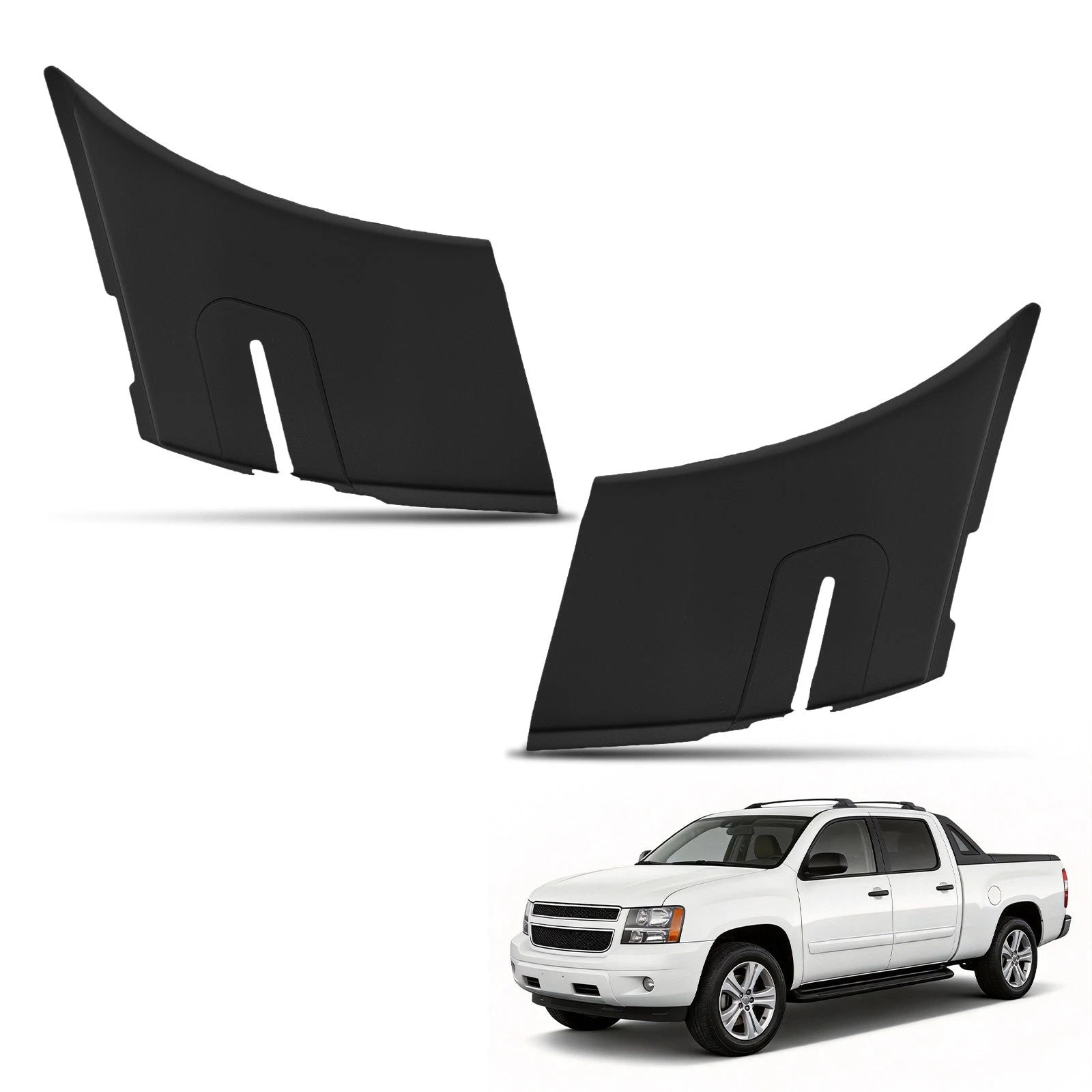 Pair Air Inlet Cowl Grille Panel for GMC Yukon XL (2007–2014) 25820729