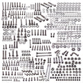 659pcs Stainless Steel Bolt Screw Set for Yamaha Banshee (1987–2006)