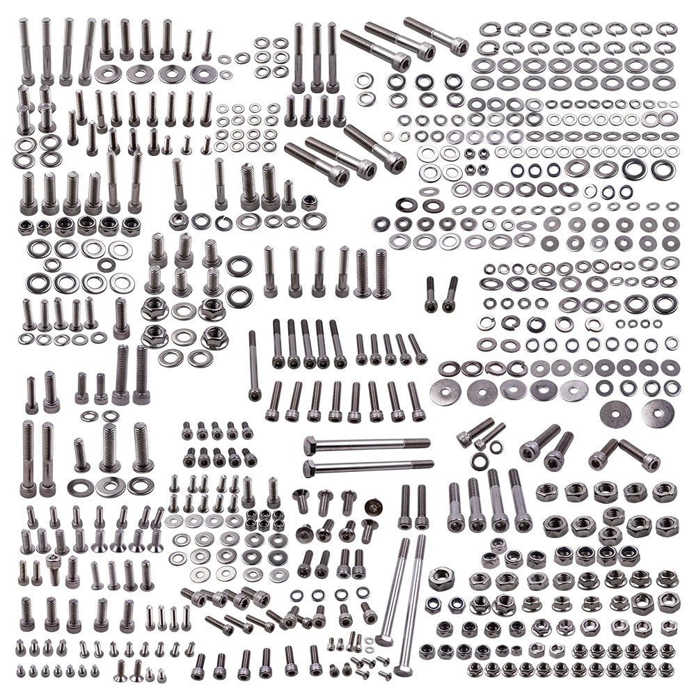 659pcs Stainless Steel Bolt Screw Set for Yamaha Banshee (1987–2006)