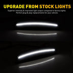 Pair Front LED Side Marker Lights for Chrysler 300C 300 300S (2015–2023)