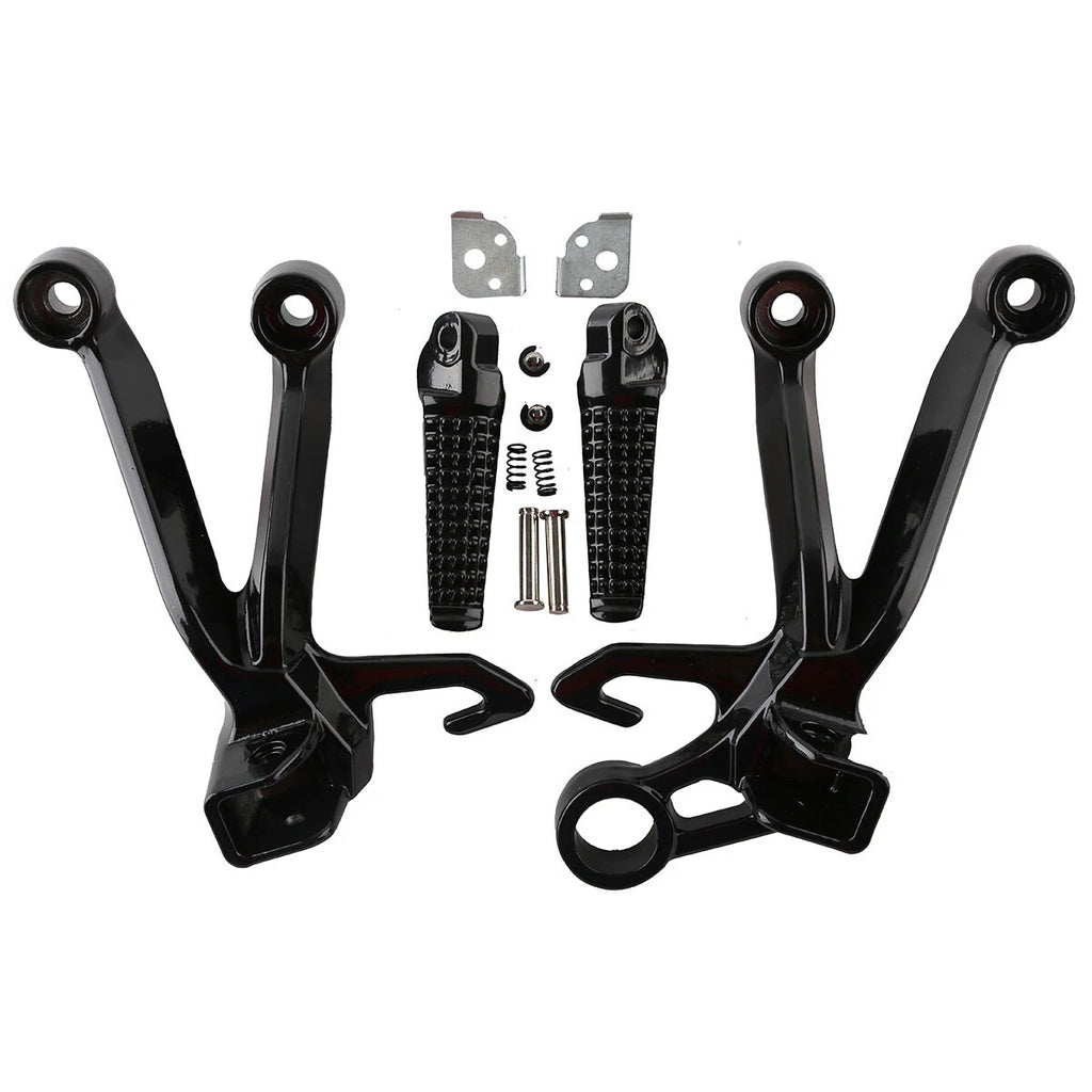 Rear Footrest Foot Peg Bracket for Suzuki GSXR1000 (2003–2004) Black