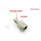 8mm Quick Release Disconnect Coupler 1/8 NPT Fitting Male & Female