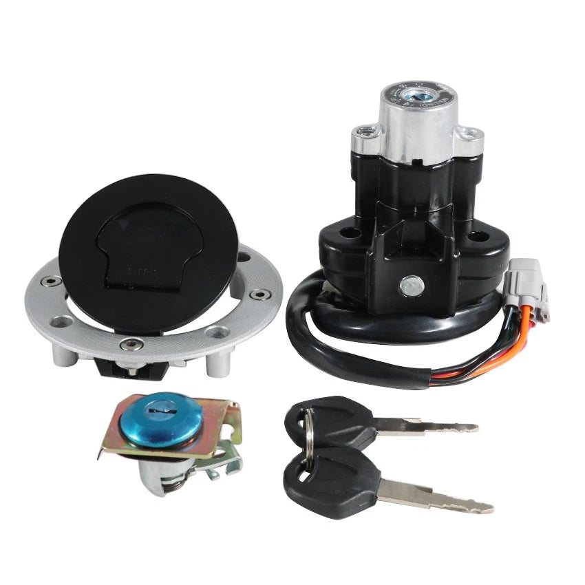 Fuel Gas Cap Ignition Key Switch Seat Lock for Suzuki DL650 V-Strom (2004–2011)