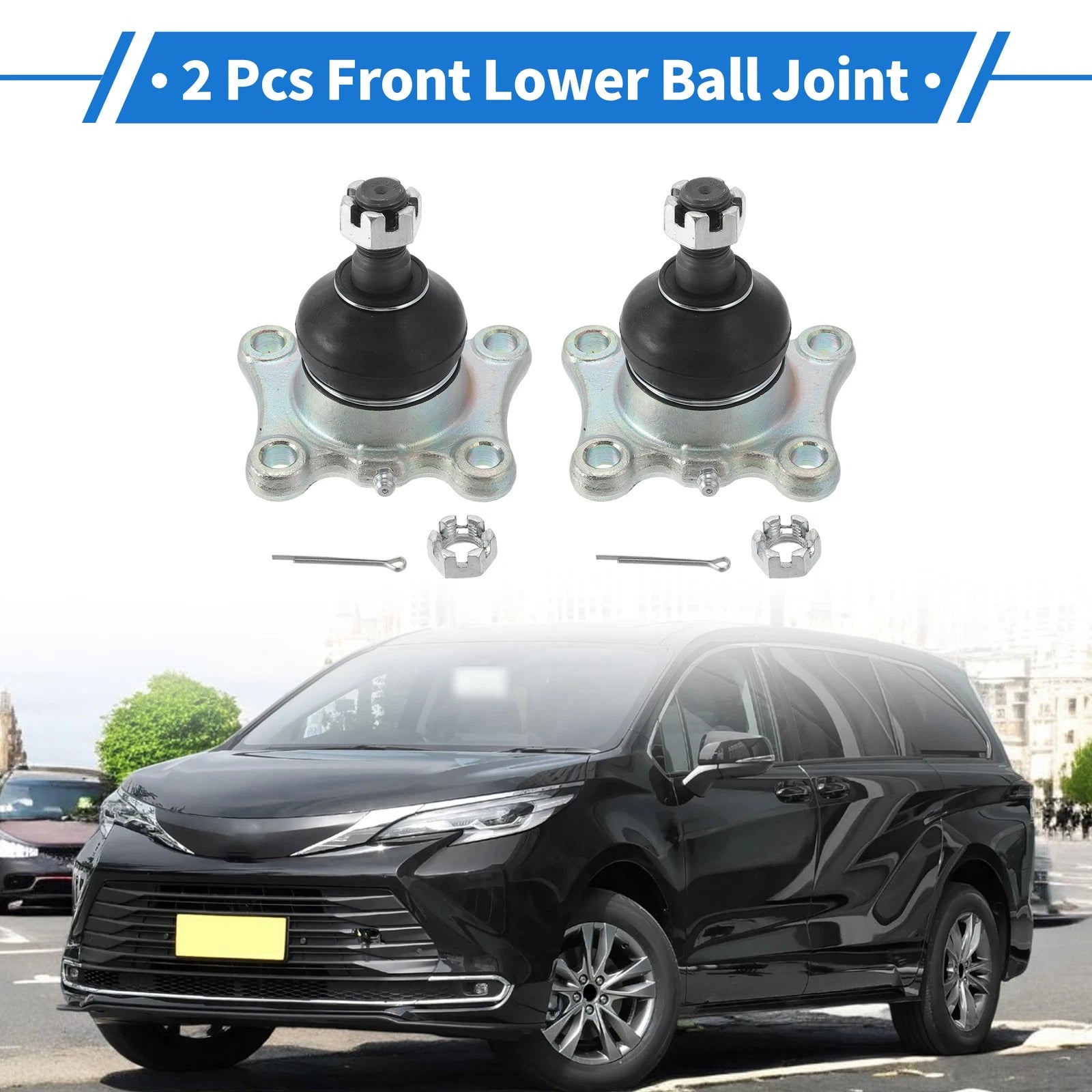 2 Pcs Front Lower Ball Joints for Toyota 4Runner (1989–1996) No.K9519/4333039315