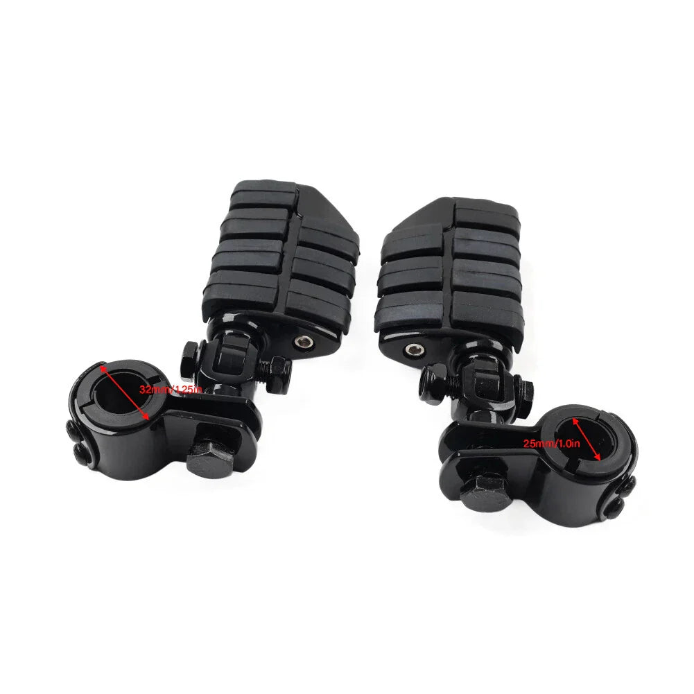 1-1/4" Universal Motor Footpegs Highway Pegs for Harley & Honda