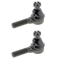 Set of 2 Front Outer Steering Tie Rod Ends for Dodge D250 D350 (1981–1993)