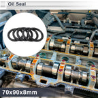 Set of 5 Oil Seal Rotary Shaft Seal for Various Models (70x90x8mm)