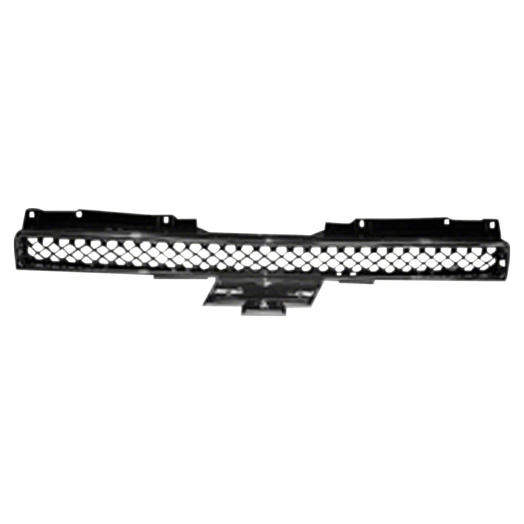 Replacement Black Chrome Plastic Front Upper Grille (See compatibility Chart)